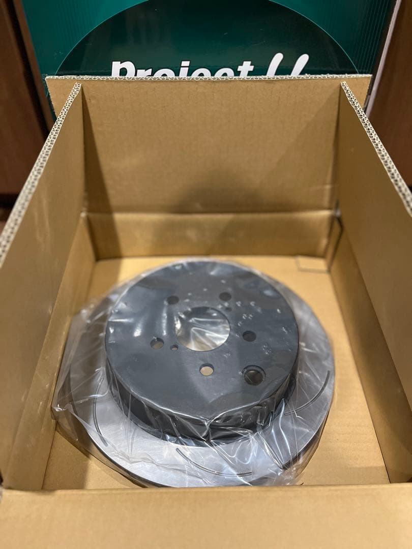 GR86 プロジェクトμブレーキローター SCRピュアプラス6 ブラック リア用