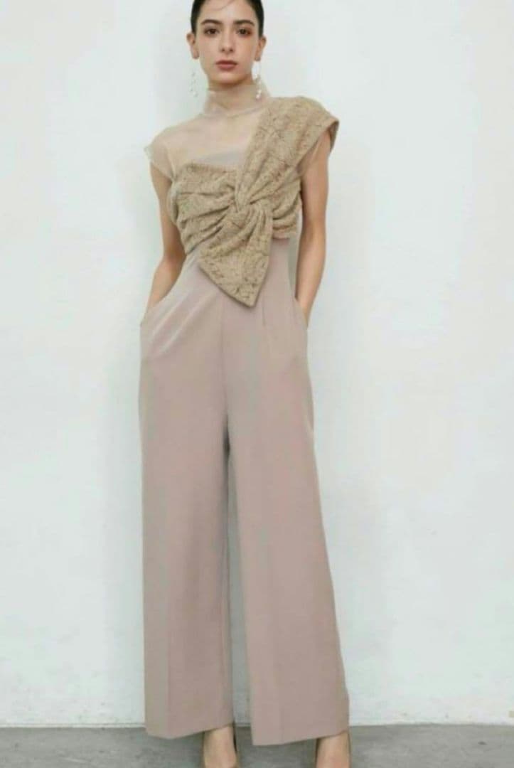 新品　LAGUNAMOON エンブロイダリーツイストパンツドレス