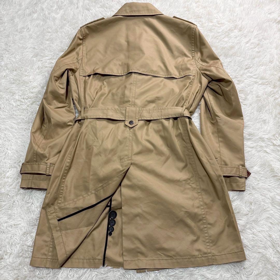 新品タグ付/L相当　COACH トレンチコート　ベルト　ロング丈　ベージュ