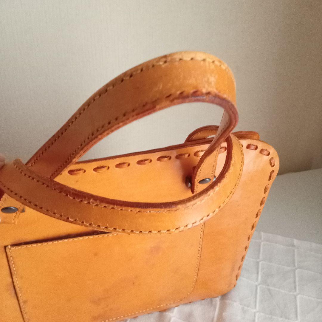 ハンドメイド　ラティーゴ牛革バッグ