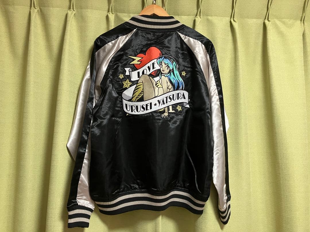 うる星やつら スカジャン LL ブラック×シルバー 未使用自宅保管品