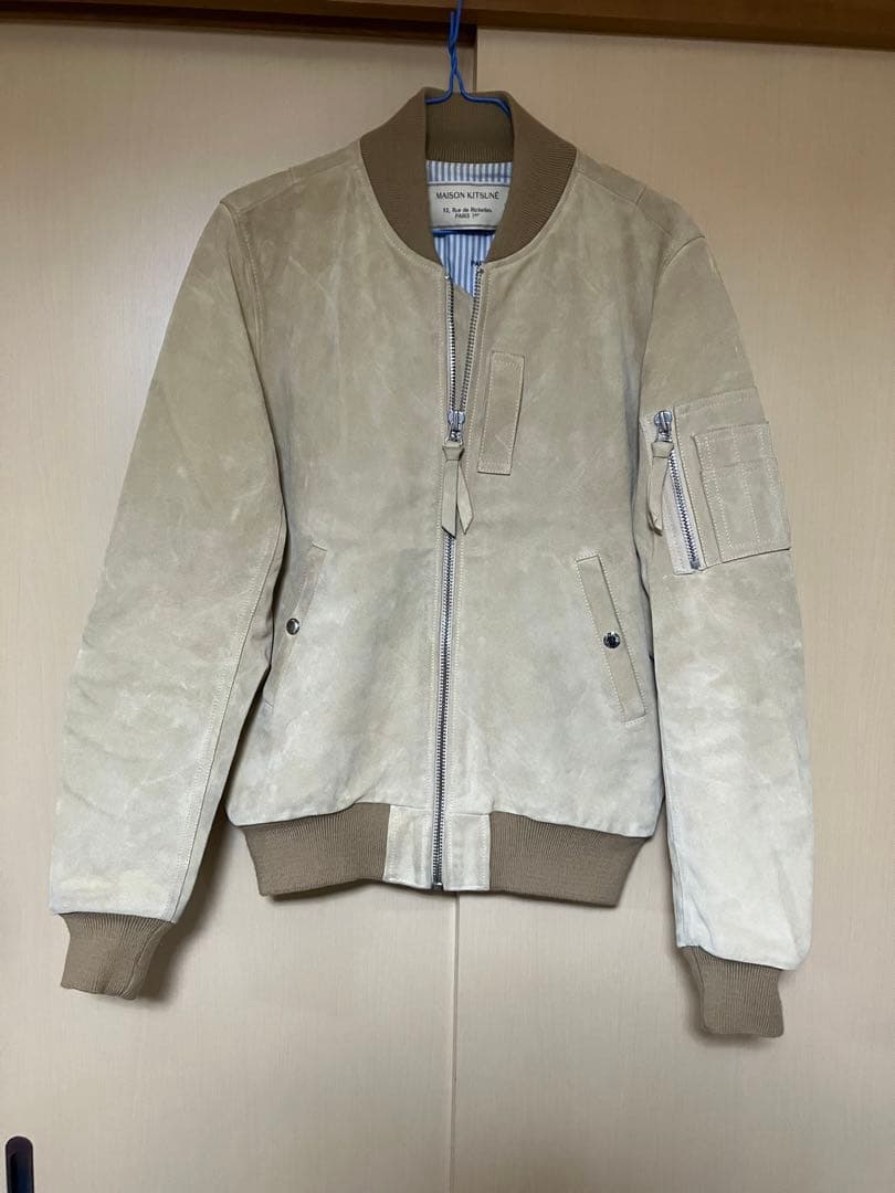 専用 Maison Kitsune カーフスエードMAー1