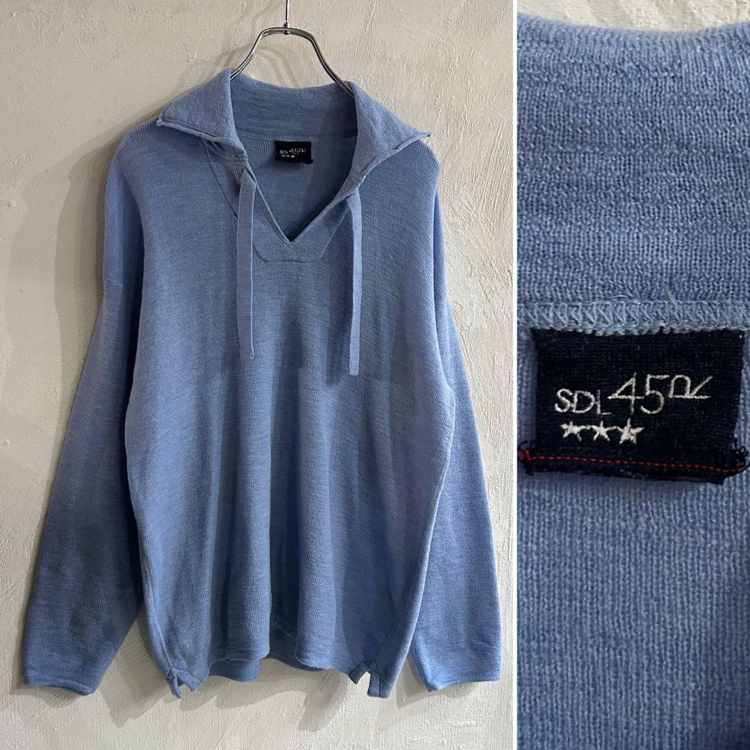 極美 45R SDL アルルリブの908 バスクセイルプル ニットポロ
