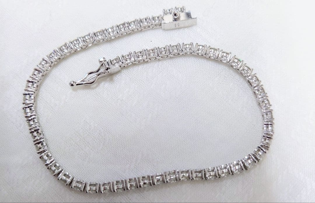 PT950 ダイヤテニスブレスレット（3ct）