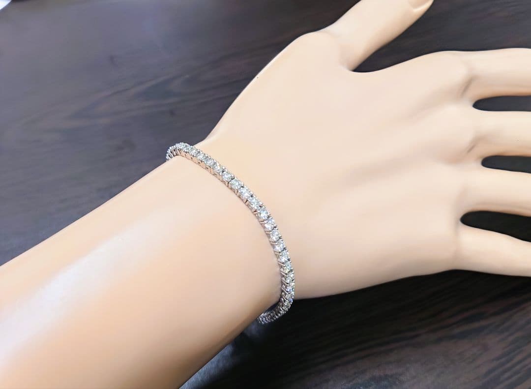 PT950 ダイヤテニスブレスレット（3ct）