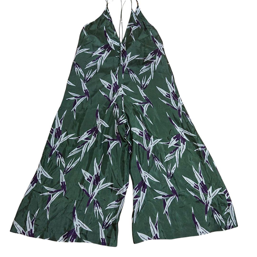 最終値下 SACRA（サクラ）リーフプリント パンツ サロペット 日本製 38