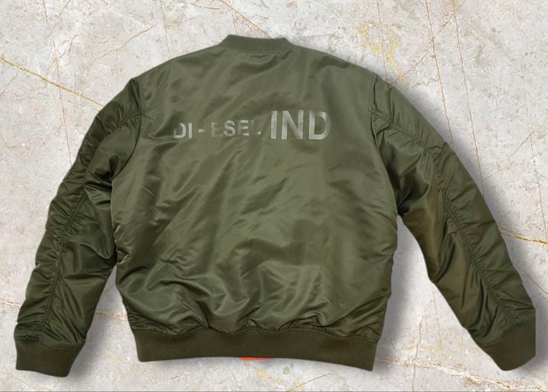 DIESEL MA-1ジャケット XL カーキ正規品