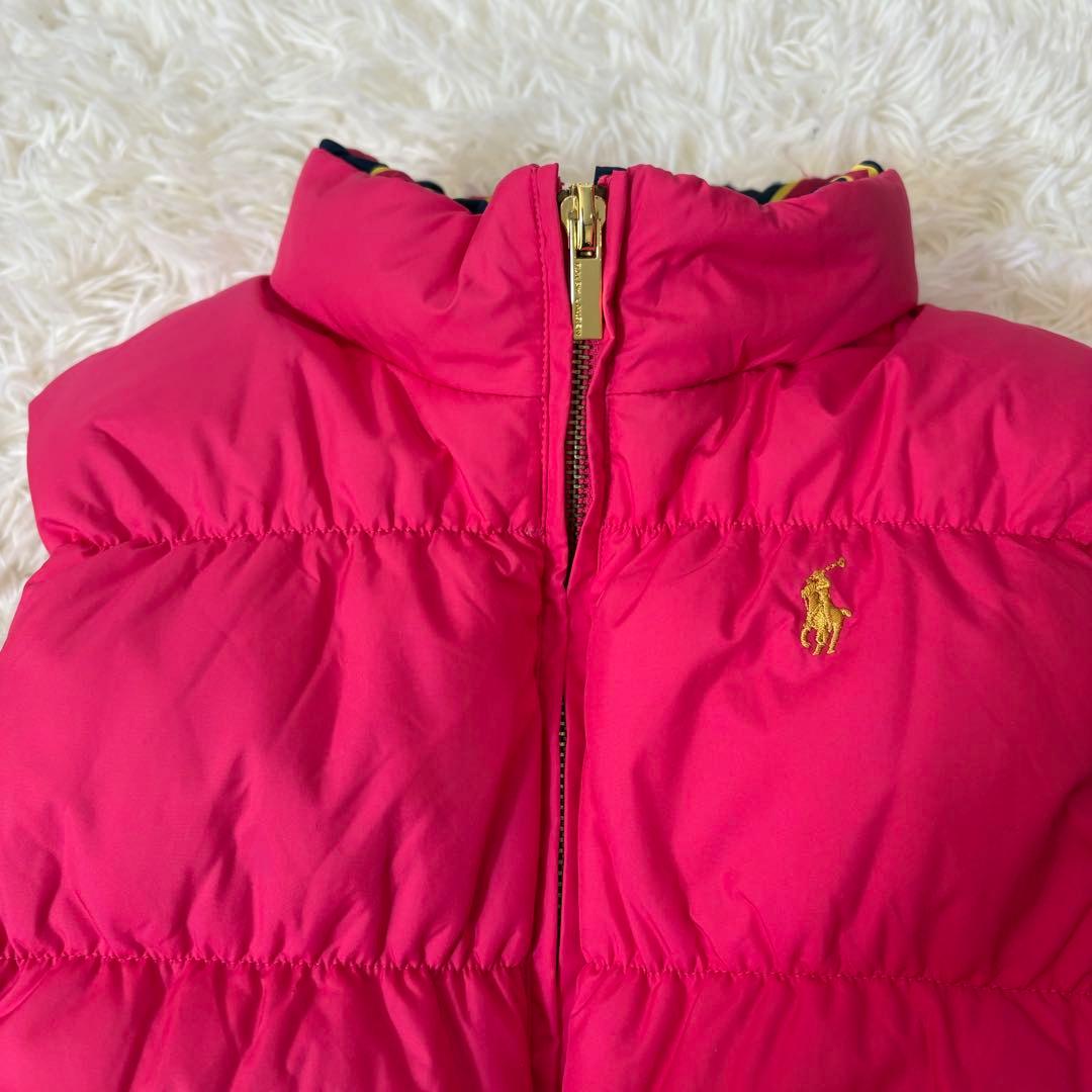 新品タグ付き　ラルフローレン 定価4万円　リバーシブルダウンベスト 160