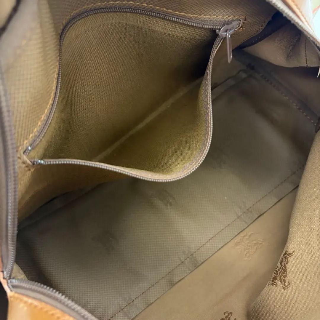 Burberrys ノバチェック ミニボストン レザー キャンバス バーバリーズ