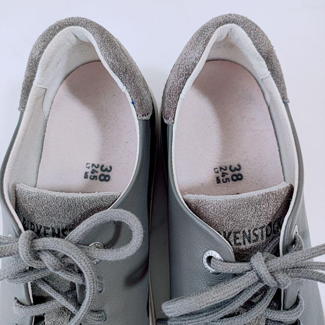 極美品✨ビルケンシュトック ベンドロー スニーカー　24.5　グレー　ブラウン