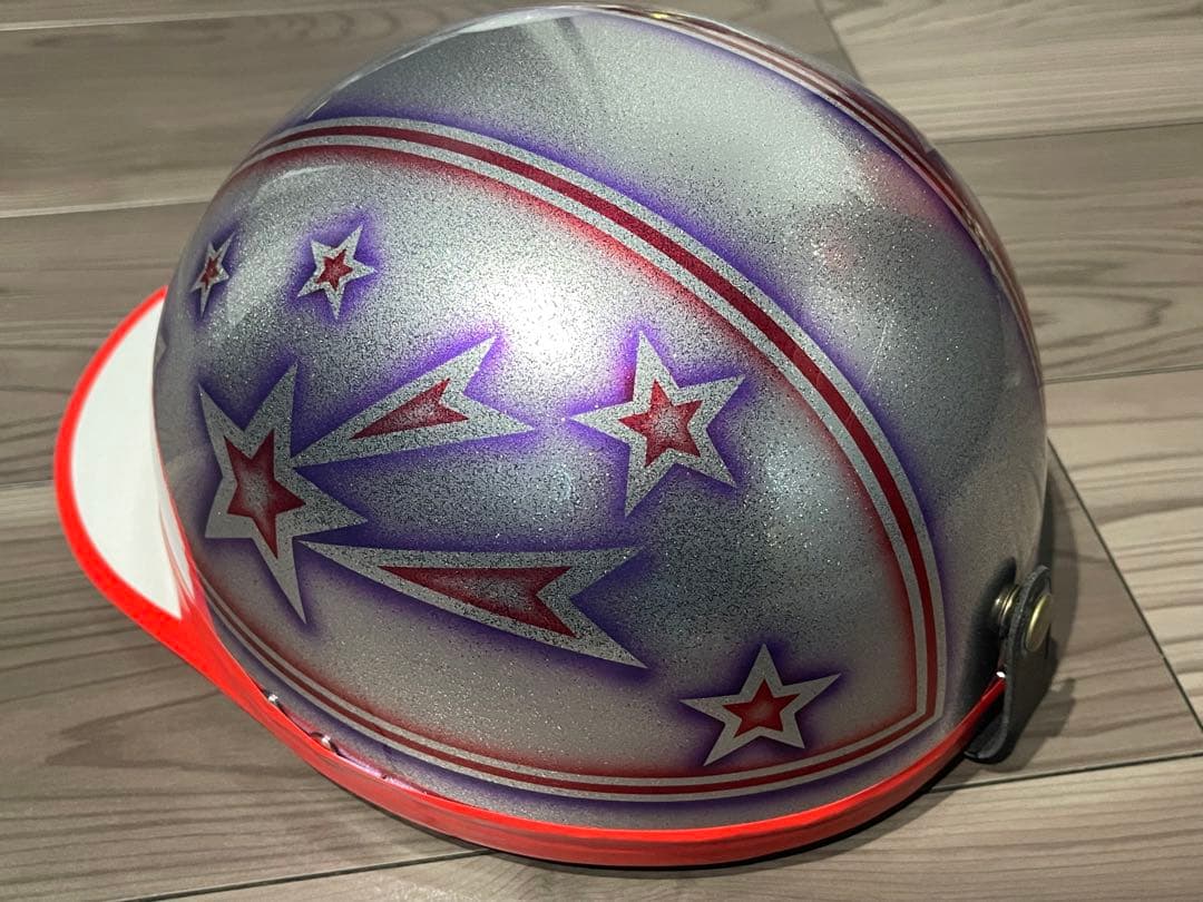 三つボタン 星 コルク半 ヘルメット