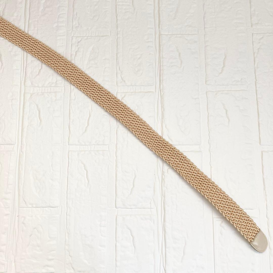 【未使用】 レグロン　ベルト　クリーム系　エラスティックメッシュベルト