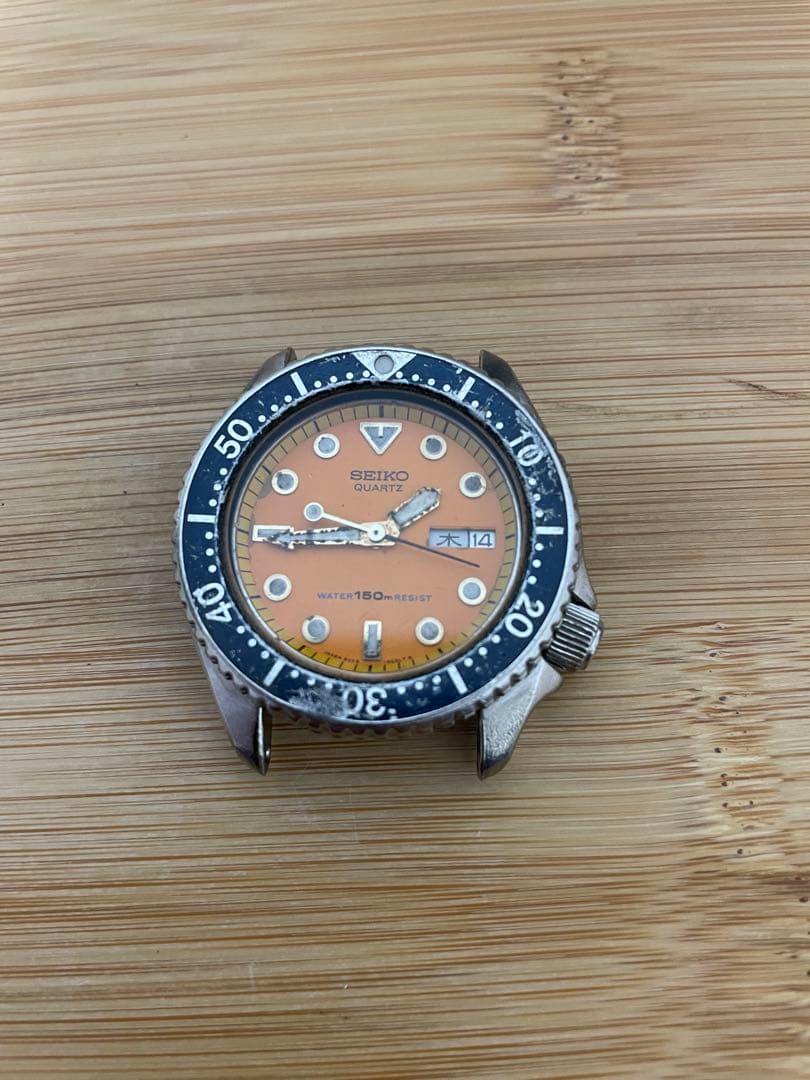 SEIKO オレンジダイバー150M QUARTZ デイデイト6458-600A