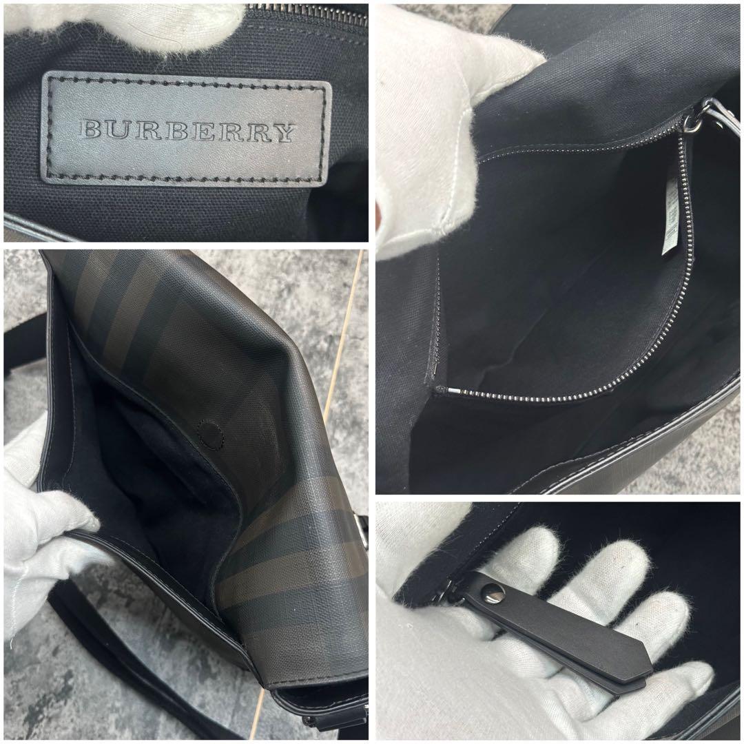 極美品✨バーバリー ノバチェック メッセンジャーバッグ 斜めがけ A4 メンズ