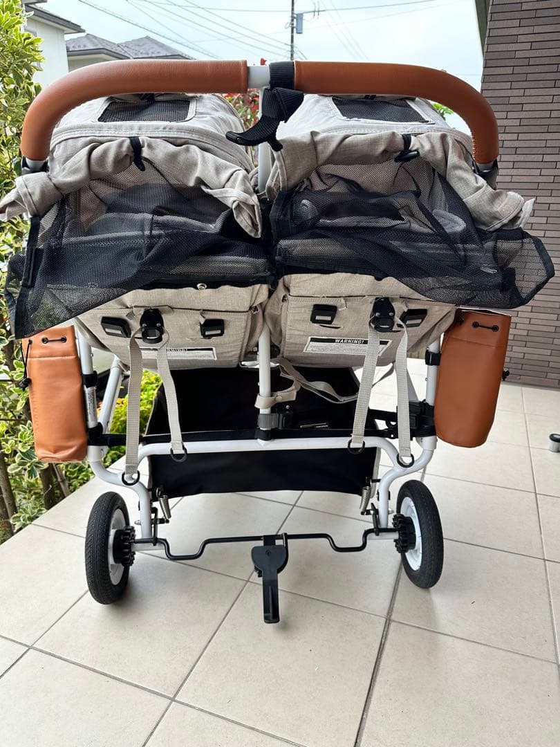 ⚠️セール有！ エアバギー ココダブル フロムバース 双子ベビーカー 折りたたみ式