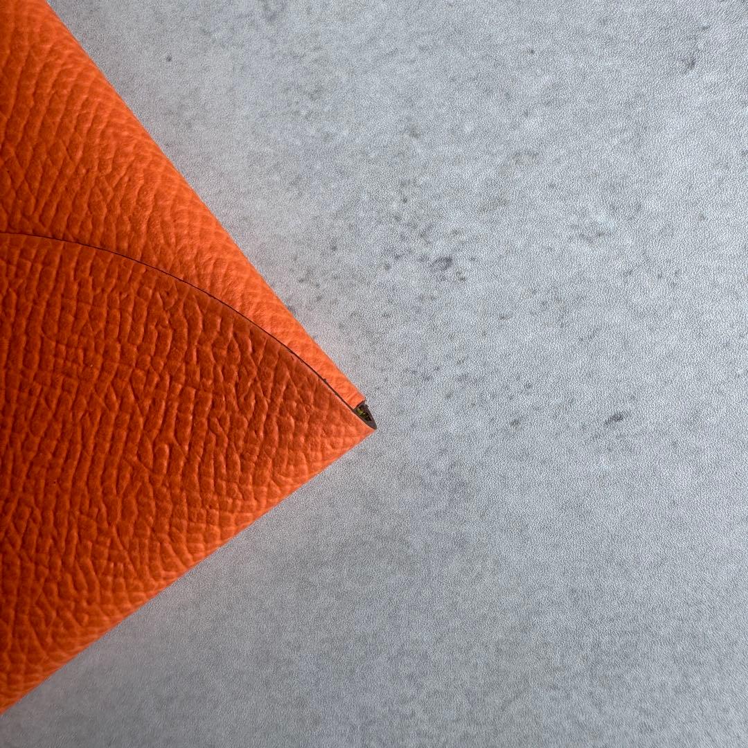 HERMES カルヴィ デュオ ヴェルソ　折り財布　ミニ財布　B刻印