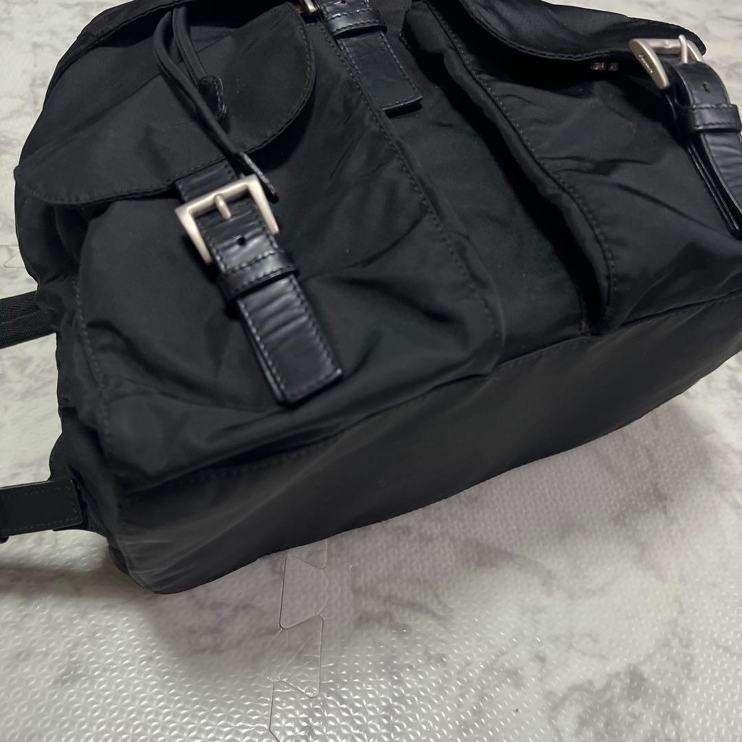 PRADA リュック テスートナイロン 三角ロゴ 黒 白タグ8 巾着