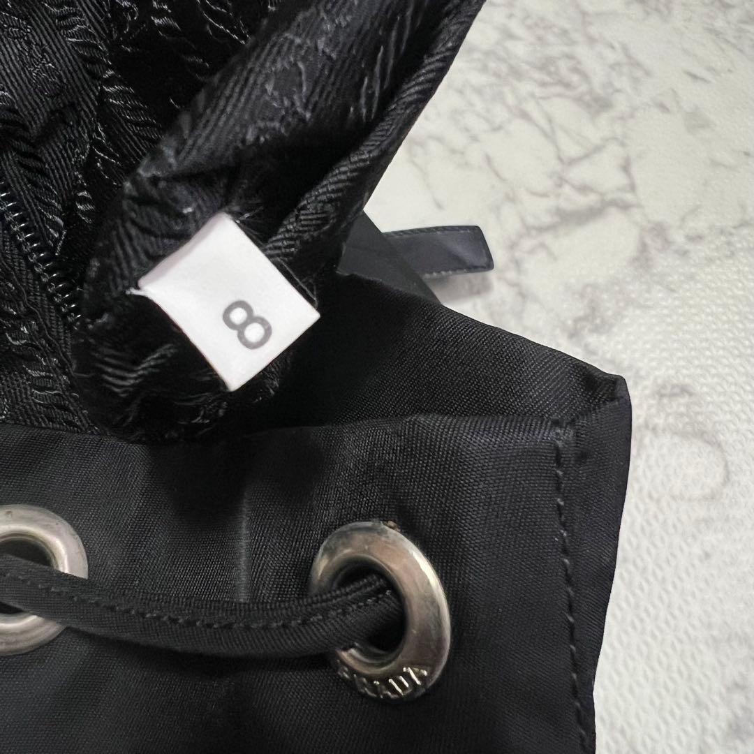 PRADA リュック テスートナイロン 三角ロゴ 黒 白タグ8 巾着