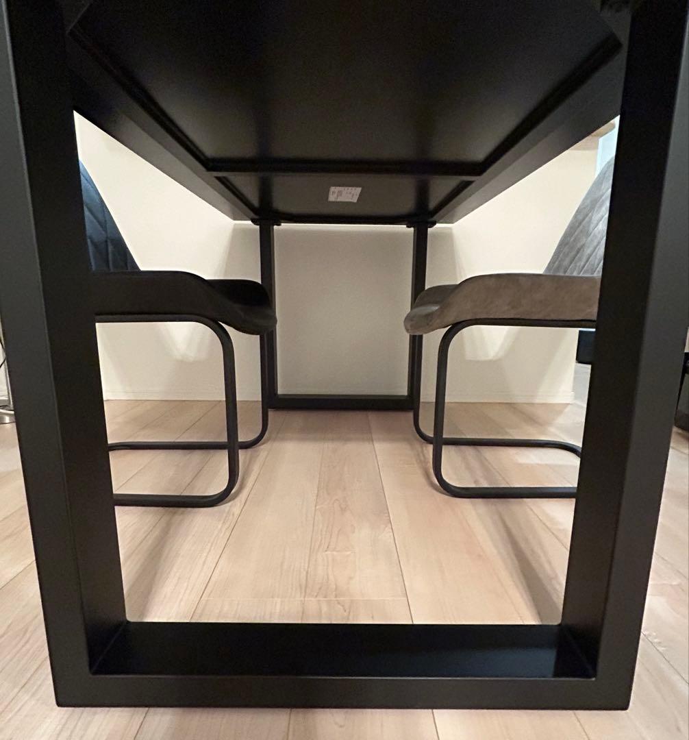 【美品＆送料込】耐熱セラミックダイニングテーブル 150cm モダン ルイーズ