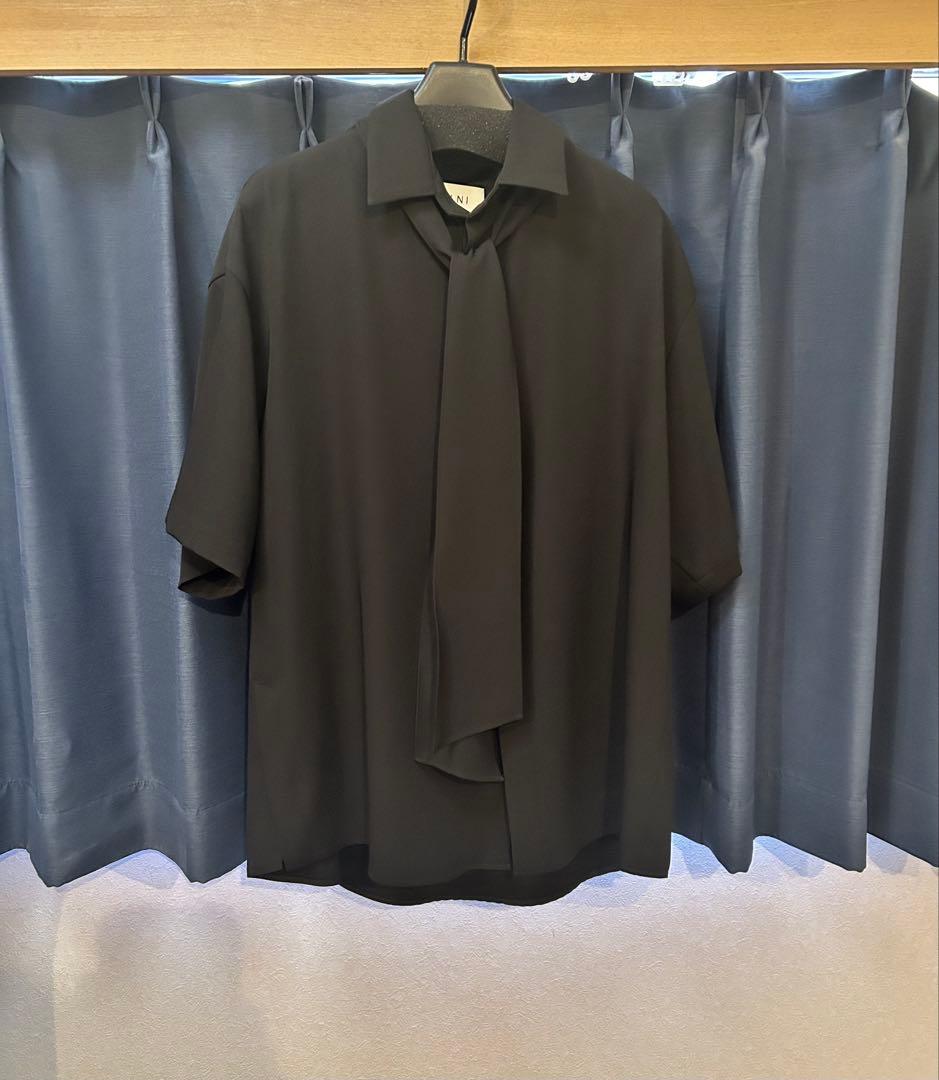 【タグ有美品】CULLNI 23 SS Bow Tie short Shirt