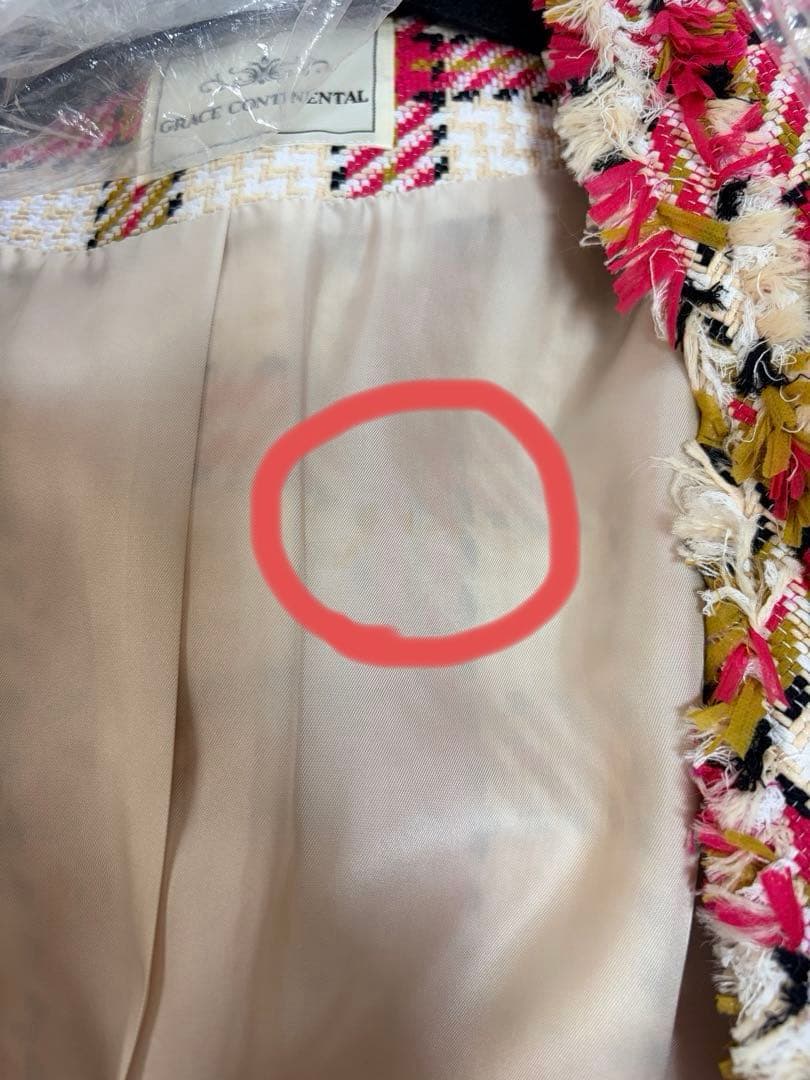 ☆専用☆グレースコンチネンタル チェックツイードコート 38