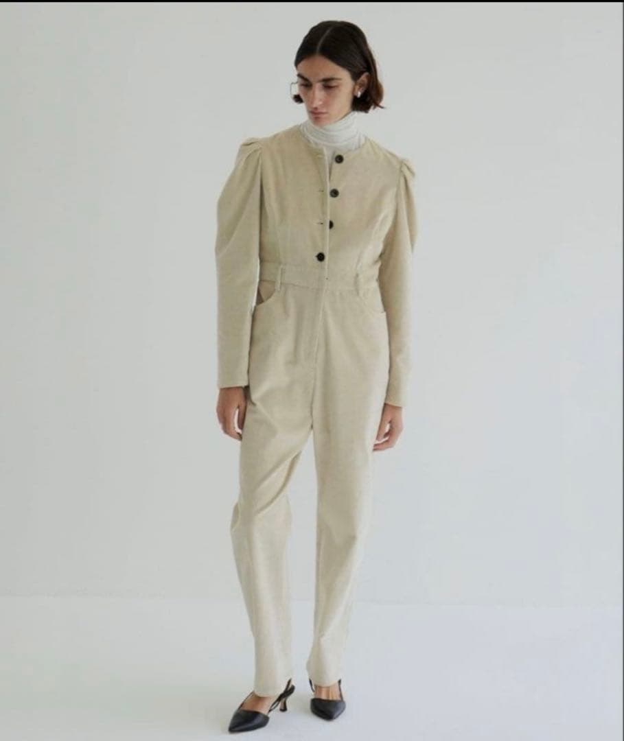 CLANEパフスリーブ オールインワン