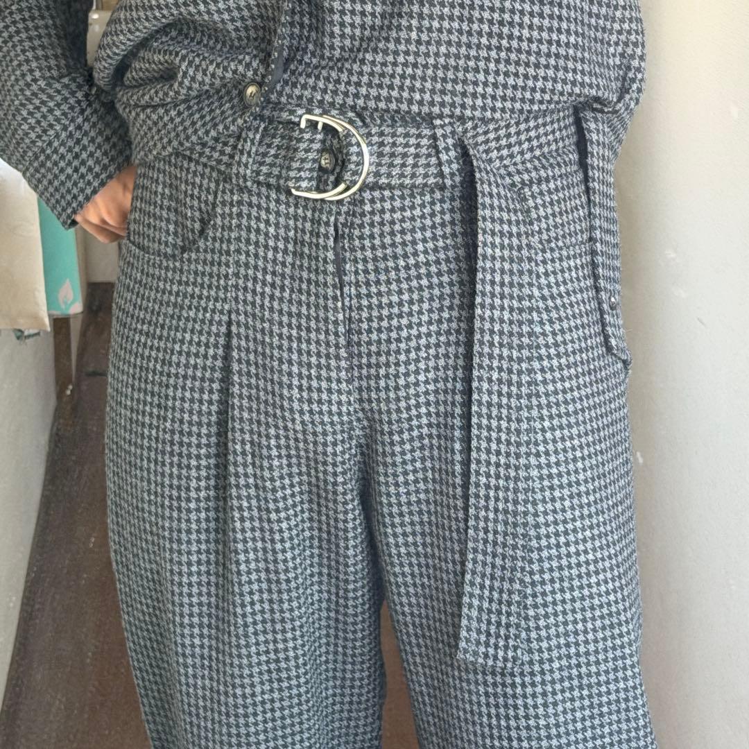 T*S様 着画ありNanushka ハウンドトゥースセットアップ