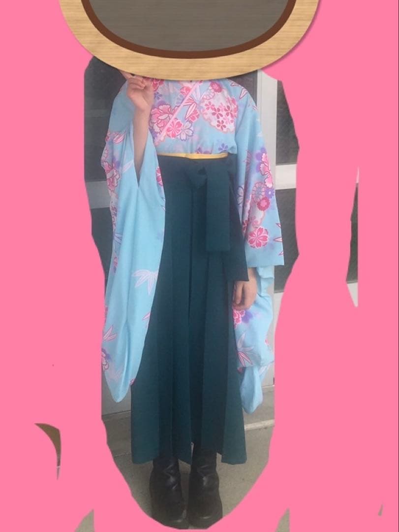 【値下げ中】小学生用　袴・ブーツ・小物全セット