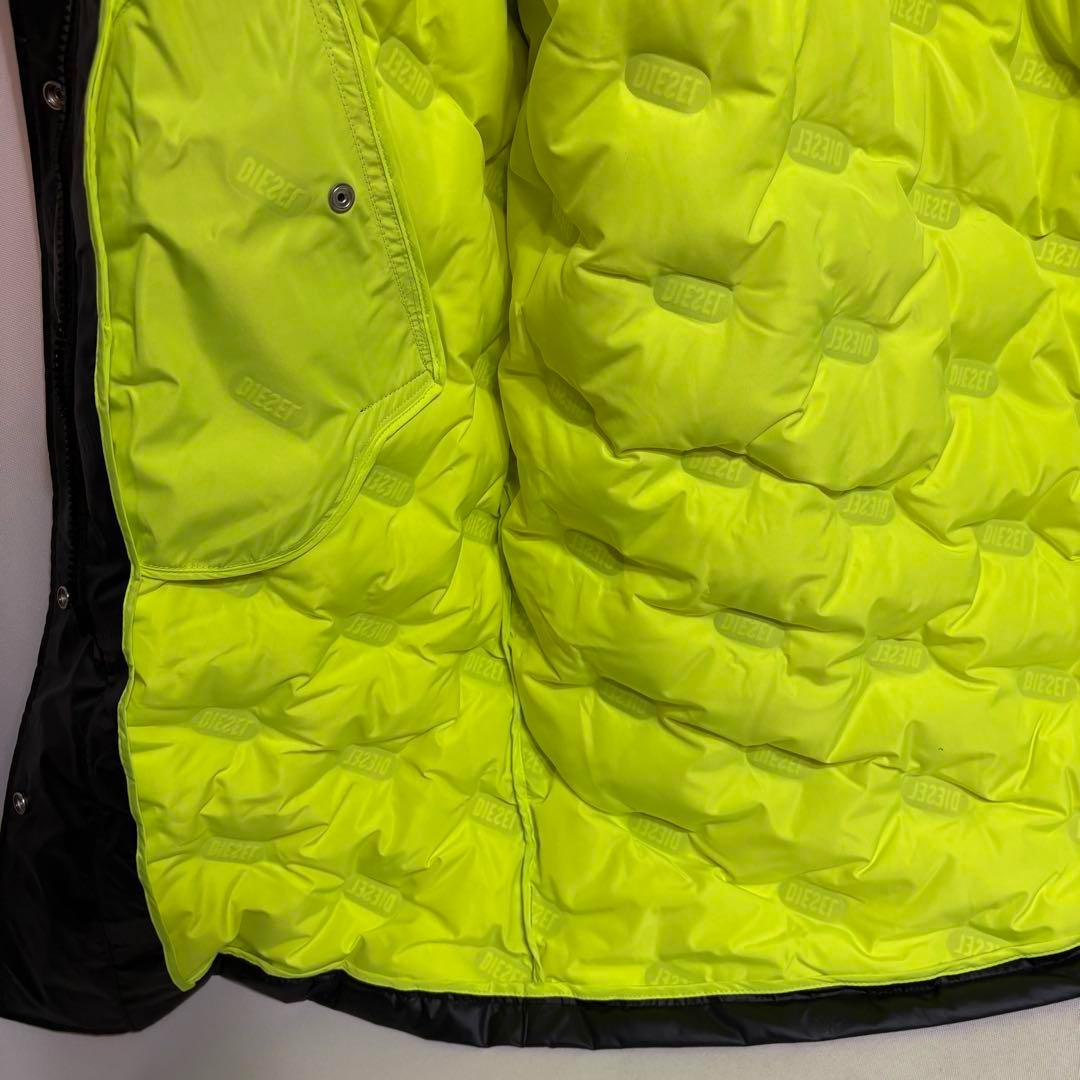 新品未使用 DIESEL ディーゼル ロング丈 ダウンジャケット M