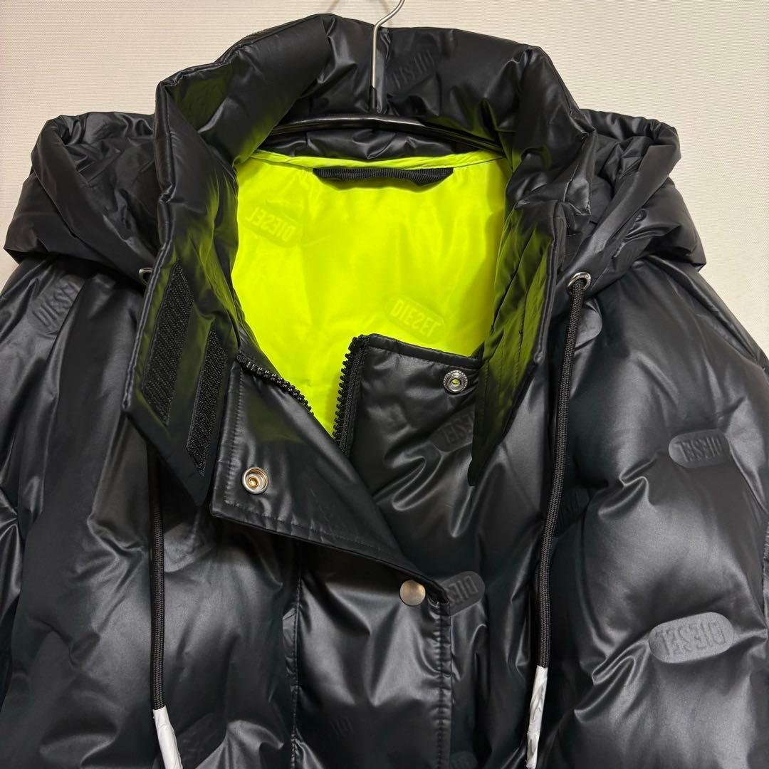 新品未使用 DIESEL ディーゼル ロング丈 ダウンジャケット M