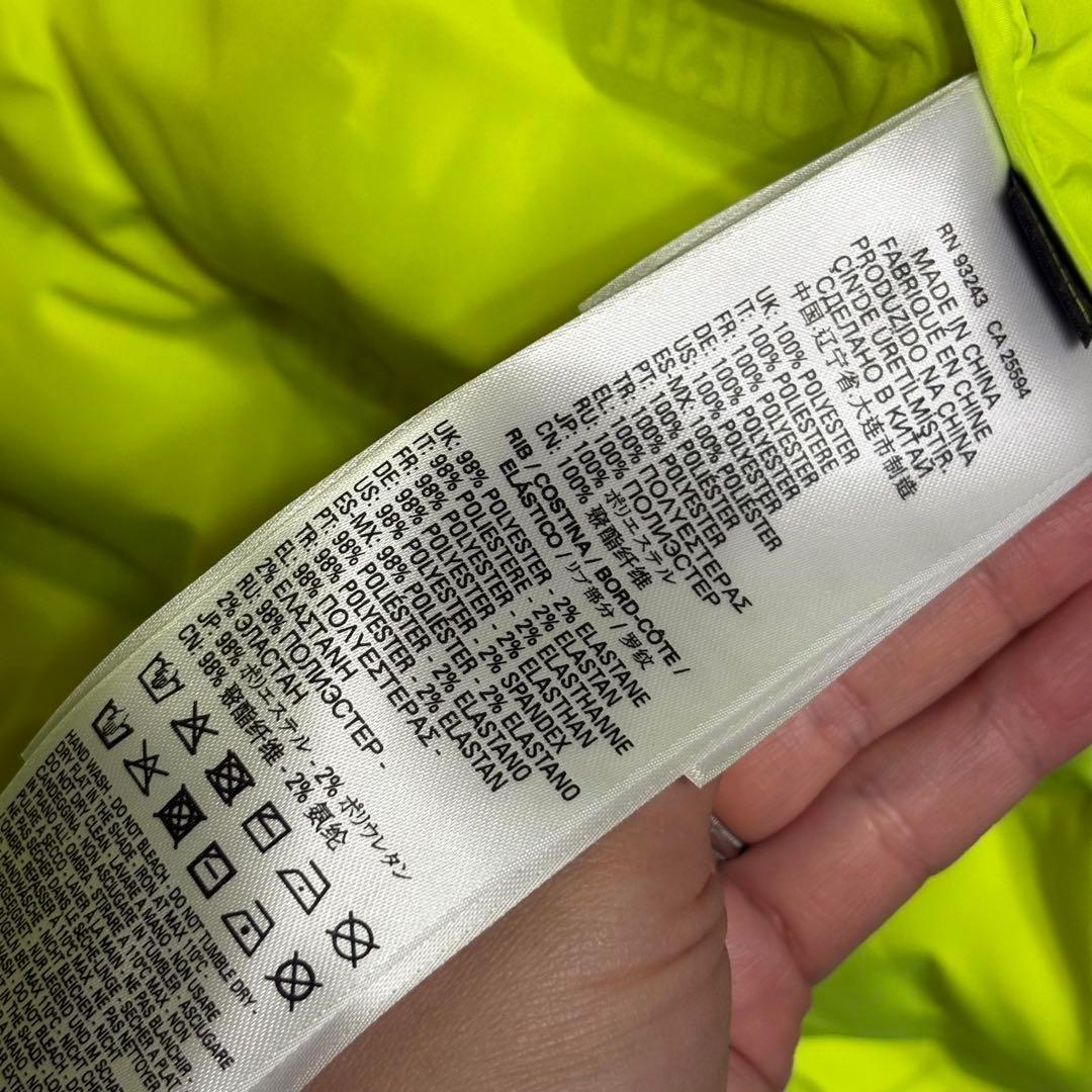 新品未使用 DIESEL ディーゼル ロング丈 ダウンジャケット M