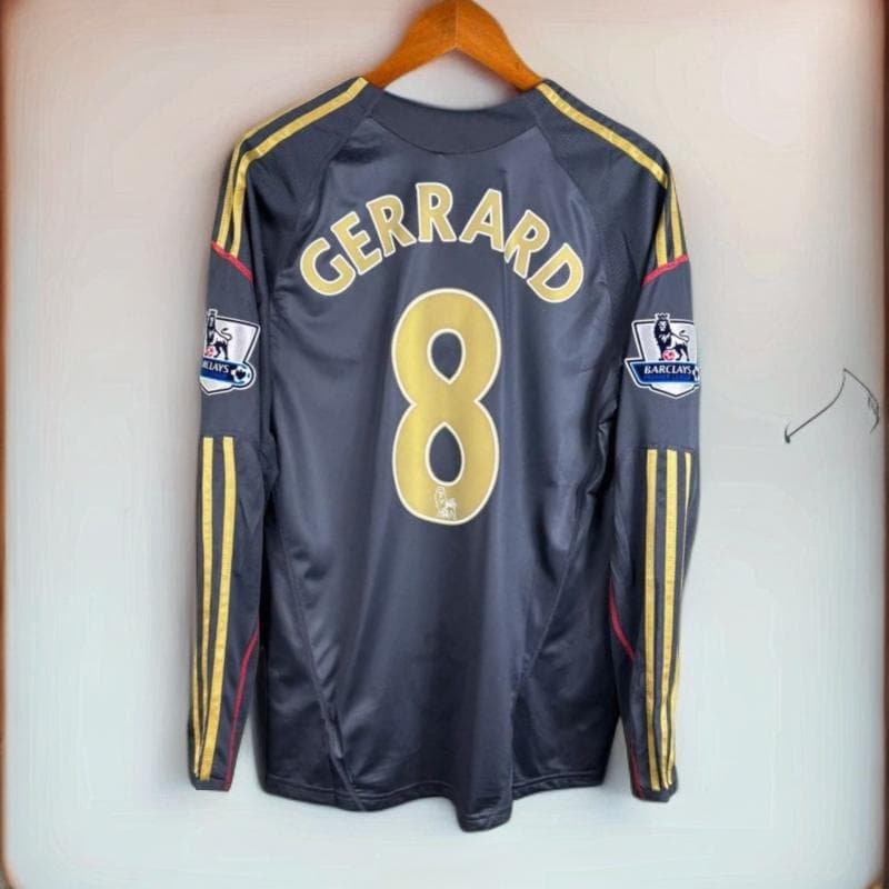 09-10 リバプール ジェラード 長袖 ユニフォーム GERRARD 8番