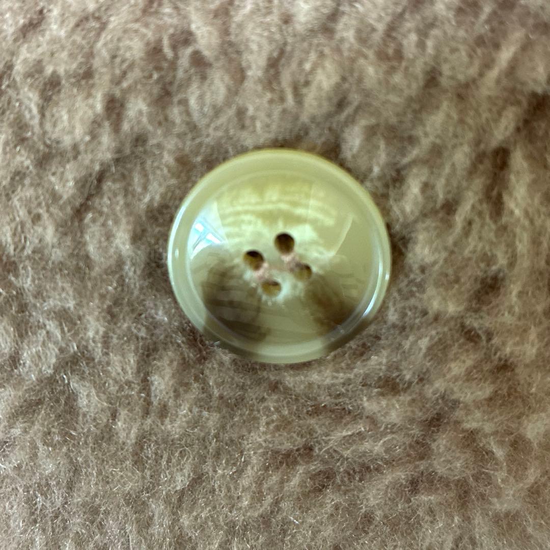 1/31まで大幅値下げ‼️ボア ロングジレ キャメル ウール ブラウン ダブル