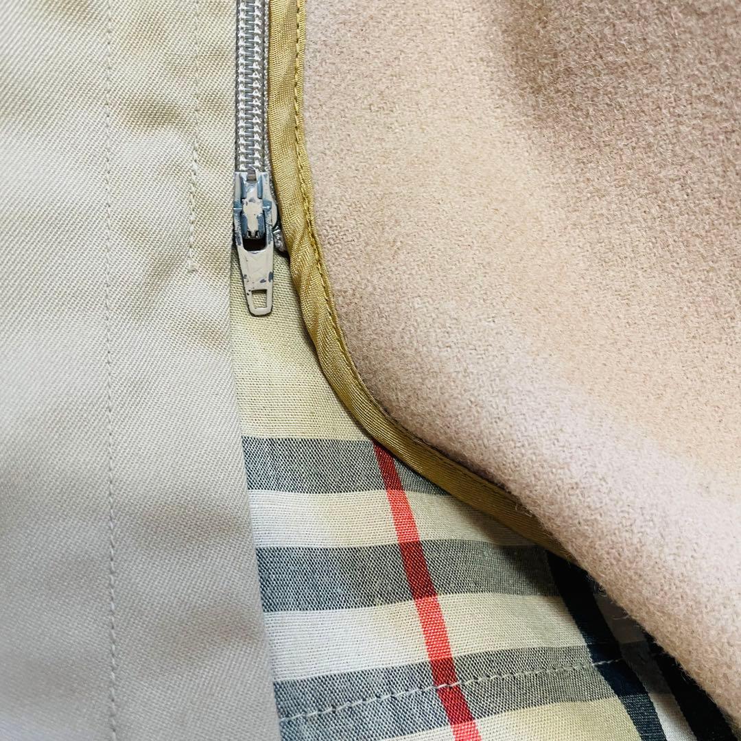 希少★Burberryバーバリー　ノバチェック裏地 付きトレンチコート L