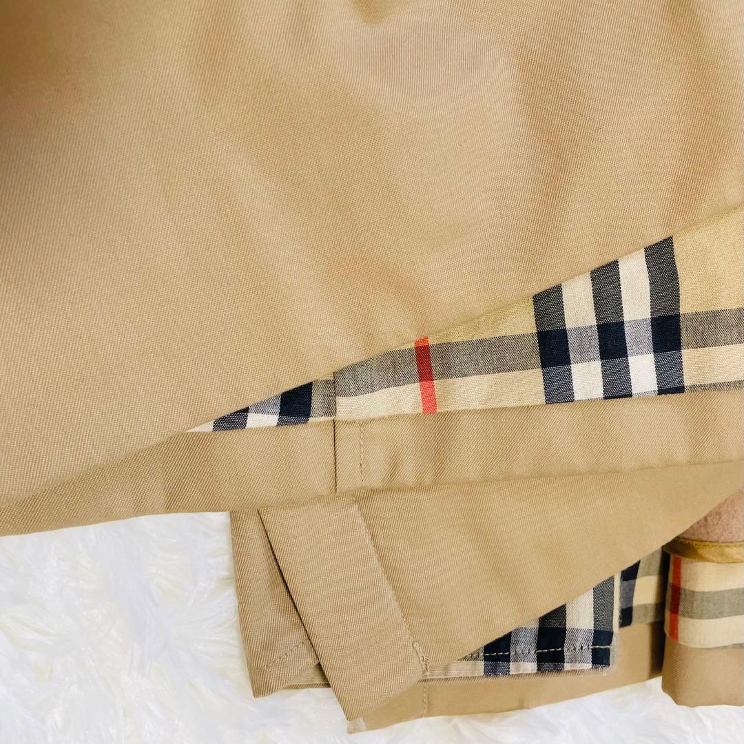 希少★Burberryバーバリー　ノバチェック裏地 付きトレンチコート L