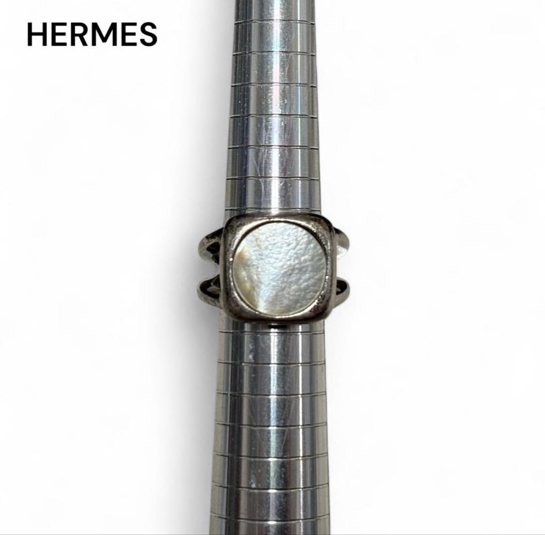 HERMES エルメス コロゾ セリエ シェル リング