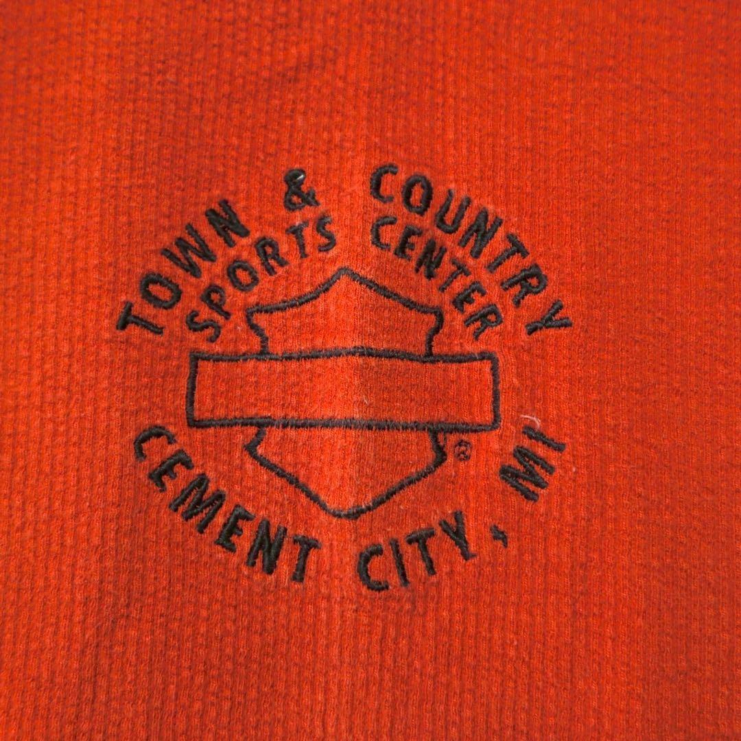 【Ytkd様】90sUSA製古着美品ハーレーダビッドソン ヘンリーネックロンT