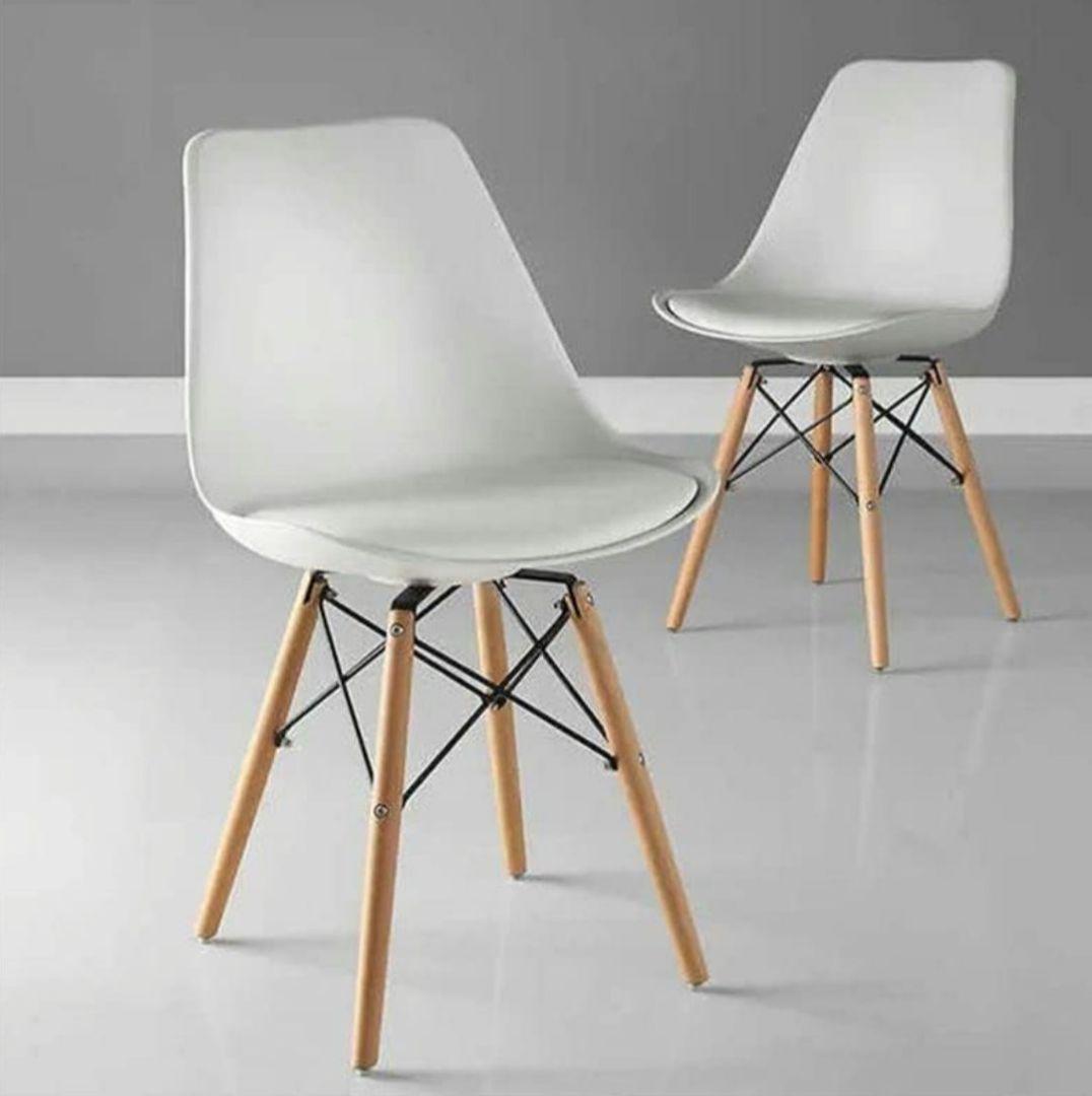 チョコレートBaysidアクセントチェアー 4脚セット