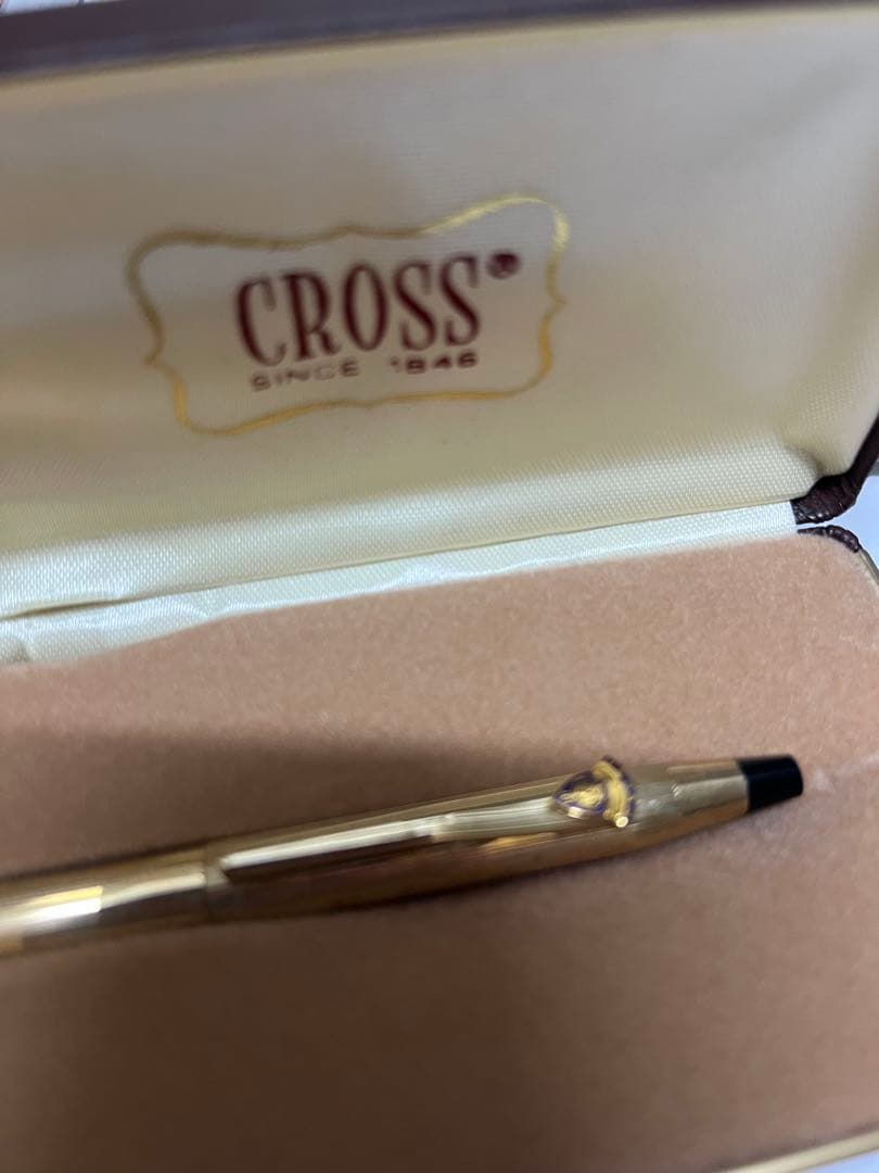 お値下げ！CROSSボールペン 10кт.GOLD FILLEDアンティーク