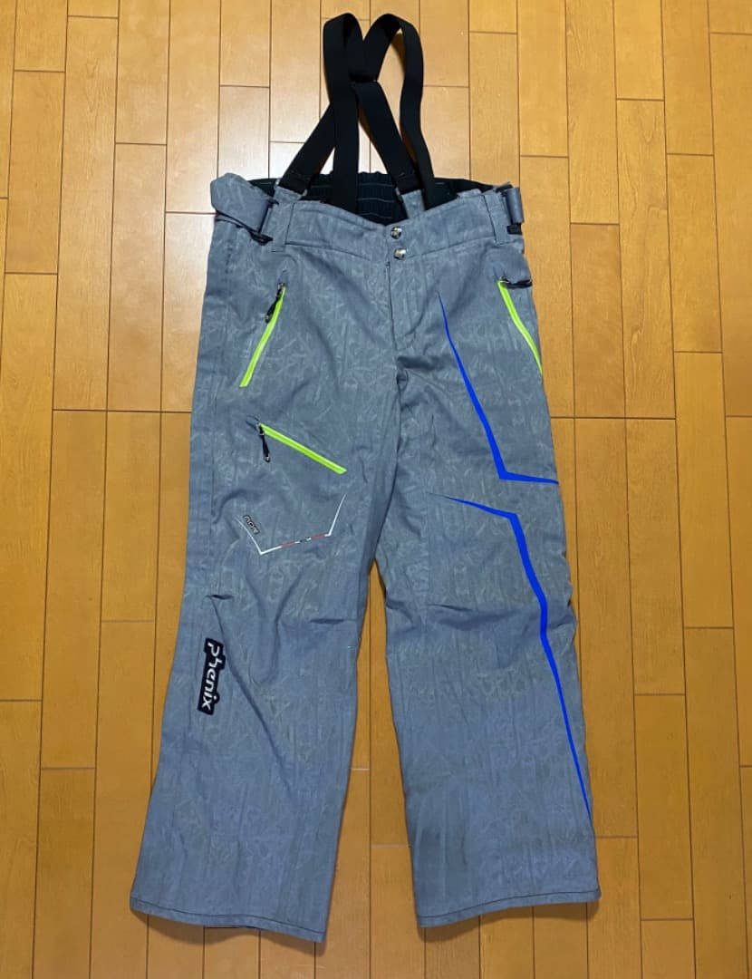 PHENIX フェニックス スキーパンツ シルバー Lサイズ ユーズド 美品