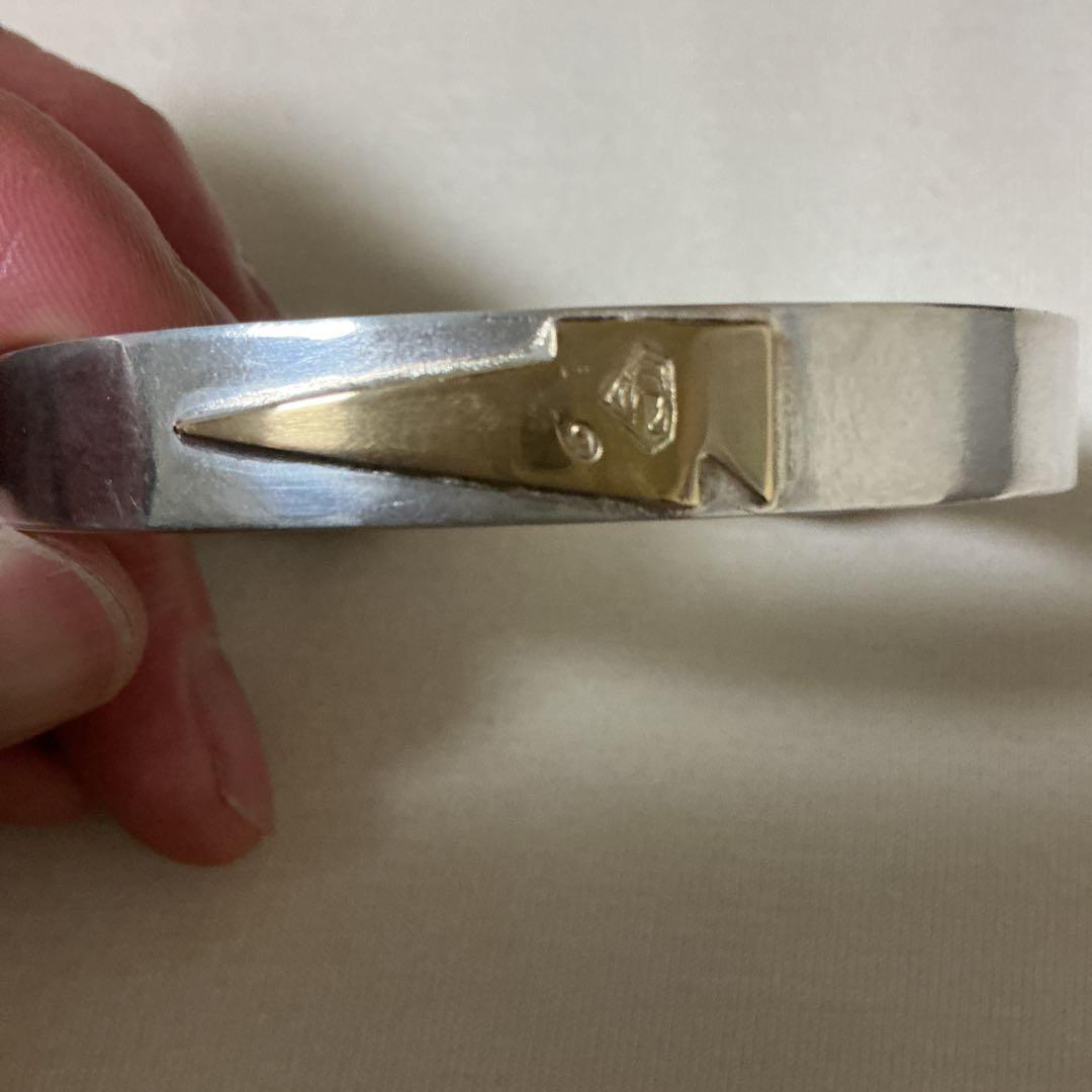 ストップライト　未使用に近い　ターコイズ　金　バングル