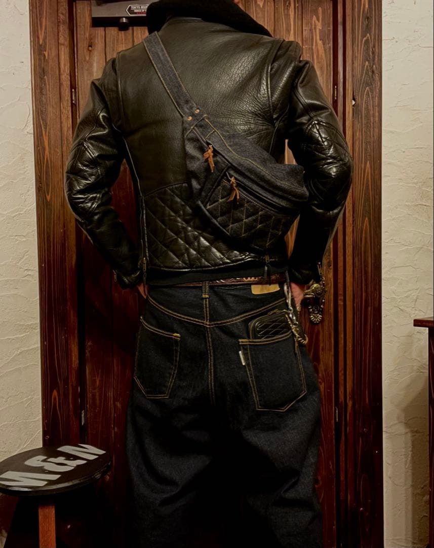 ONE-PIECE OF ROCK ショルダーバッグ WW2デニム完売品