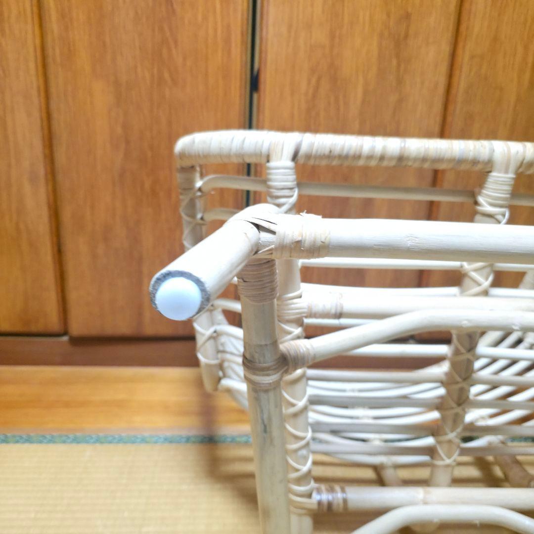 【244】イケア IKEA ラタンチェア　ブスクボー BUSKBO 【匿名配送】