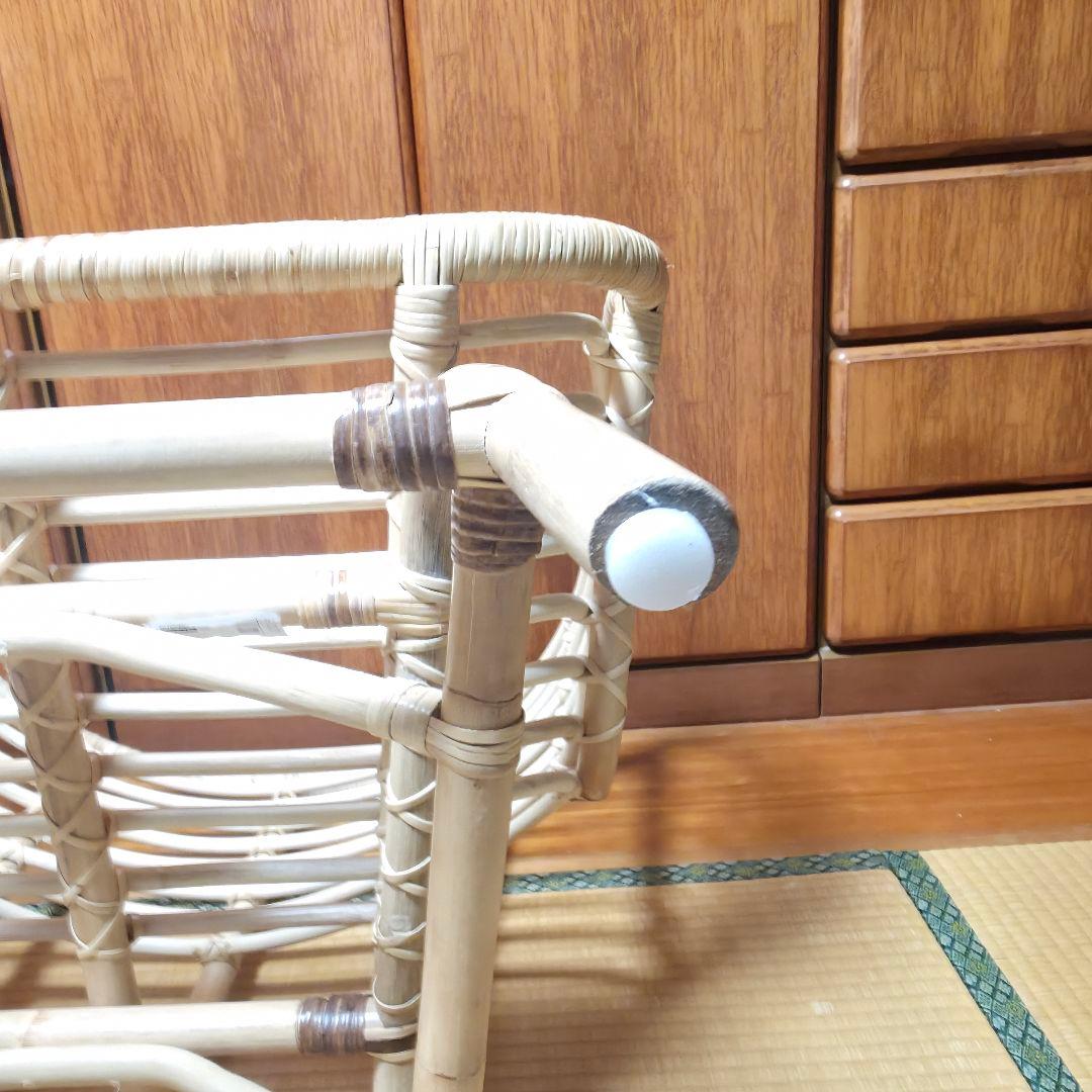 【244】イケア IKEA ラタンチェア　ブスクボー BUSKBO 【匿名配送】