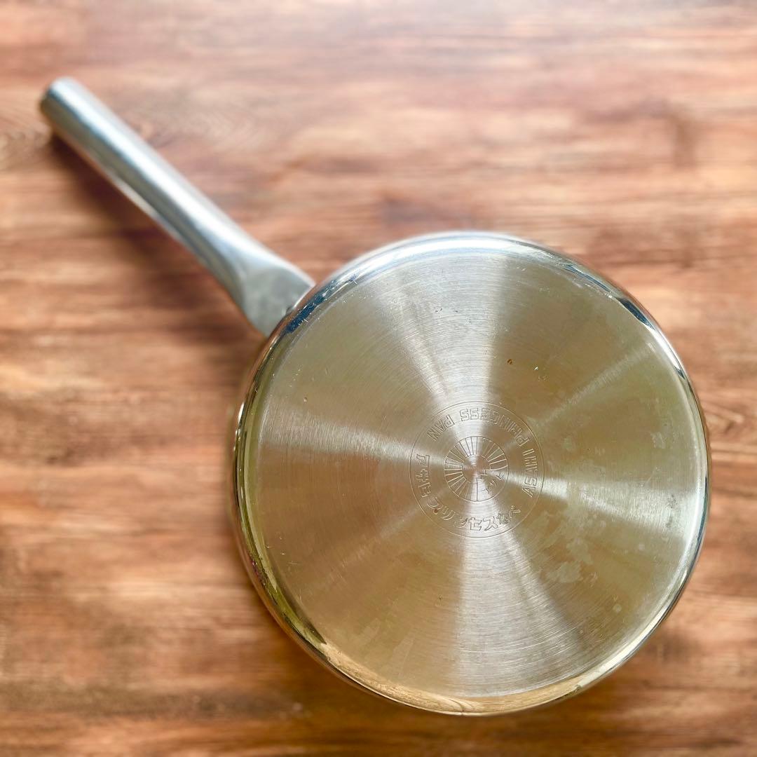 美品★アサヒ軽金属 あさひプリンセス鍋 2段セット 深鍋 浅鍋