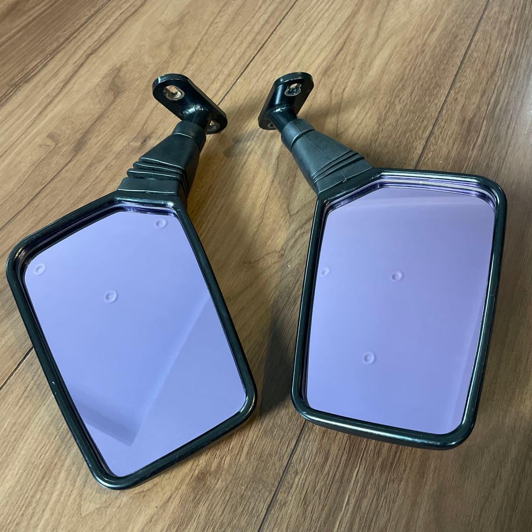 フュージョン　サワダサイクル　純正ショート風　ボディマウントミラー　左右セット