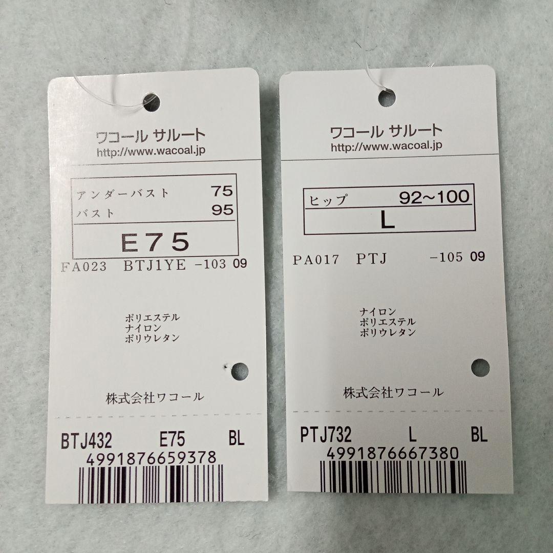 ちかちゃん　12246　サルート　ワコール　新品　ブラE75