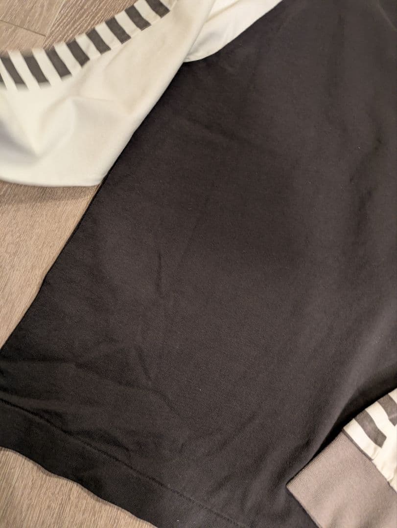 HUMAN MADE 袖ストライプ長袖カットソー M