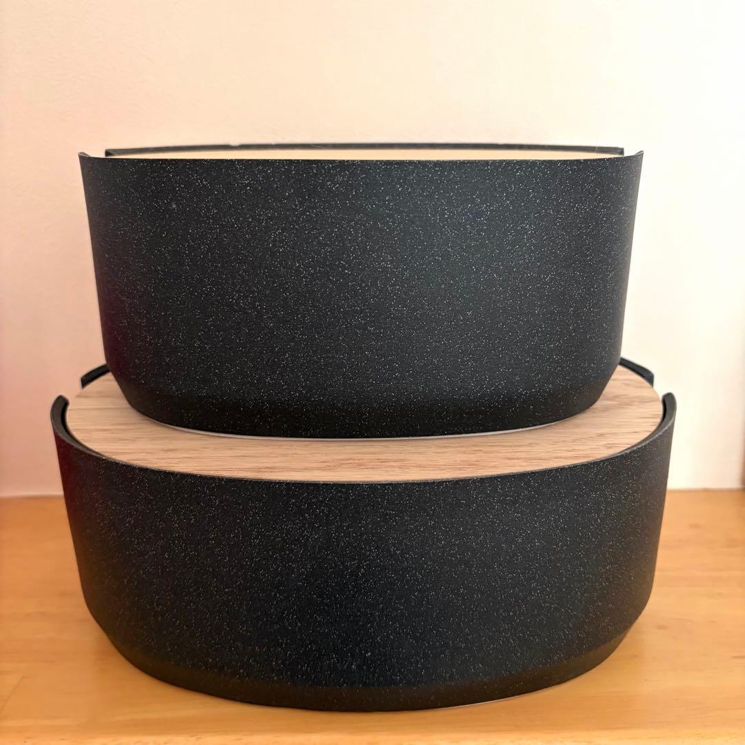 【未使用に近い】ideaco ストーン調オーバルボックス 北欧暮らしの道具店購入