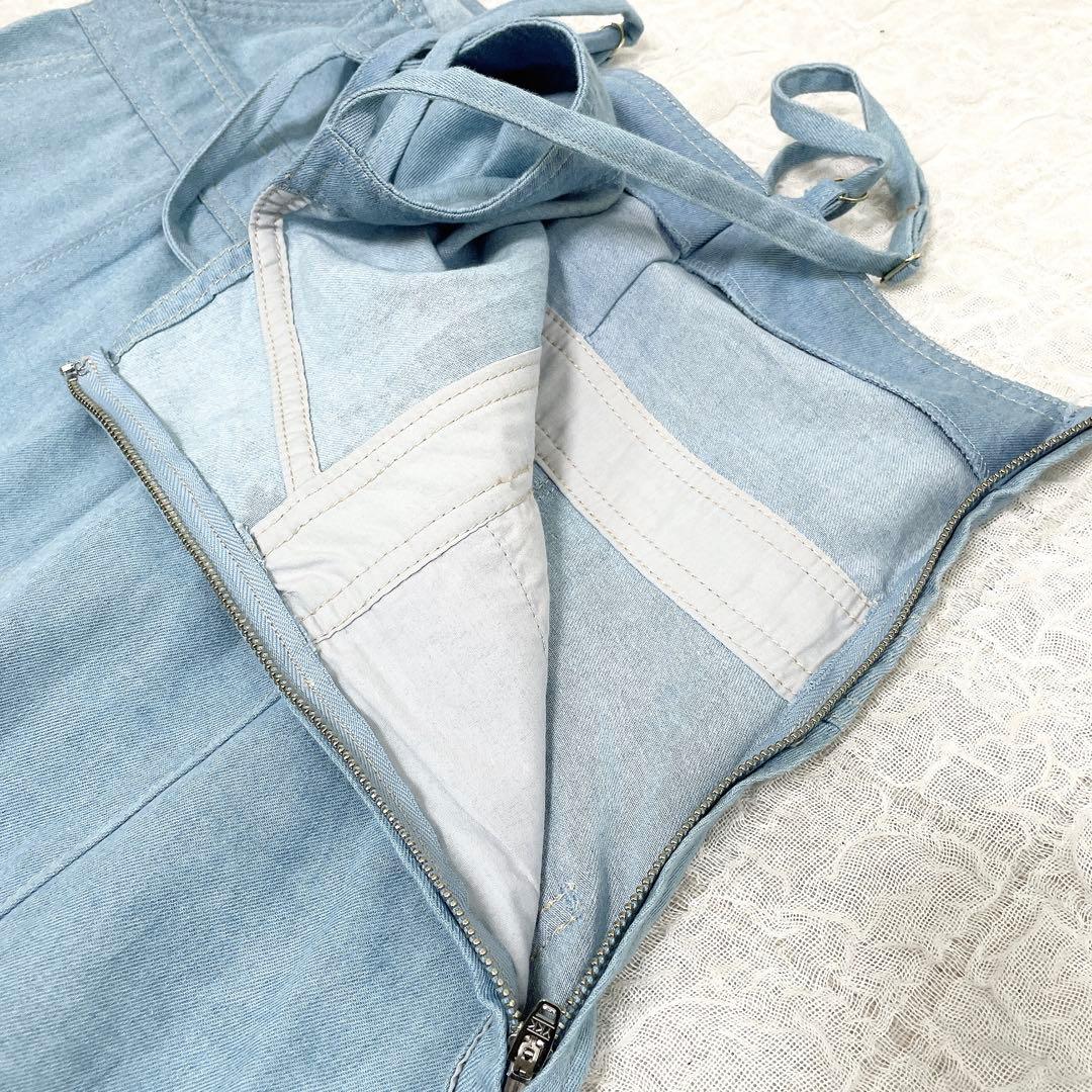 新品タグ付き LOULOU WILLOUGHBY エコデニムサロペット